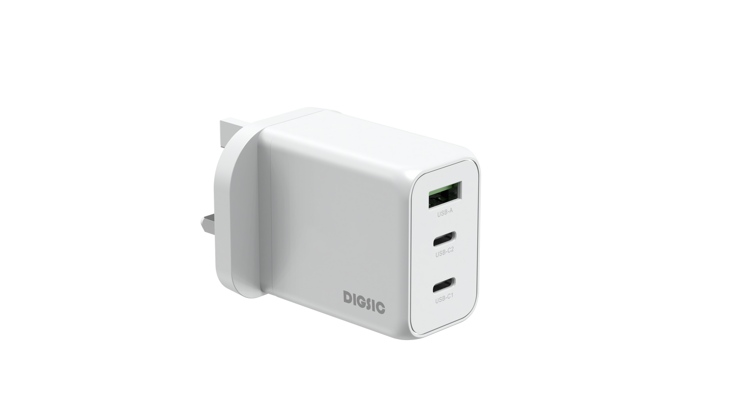 Power Adaptor – DIGSIC 65W GaN PD 3 PORTS