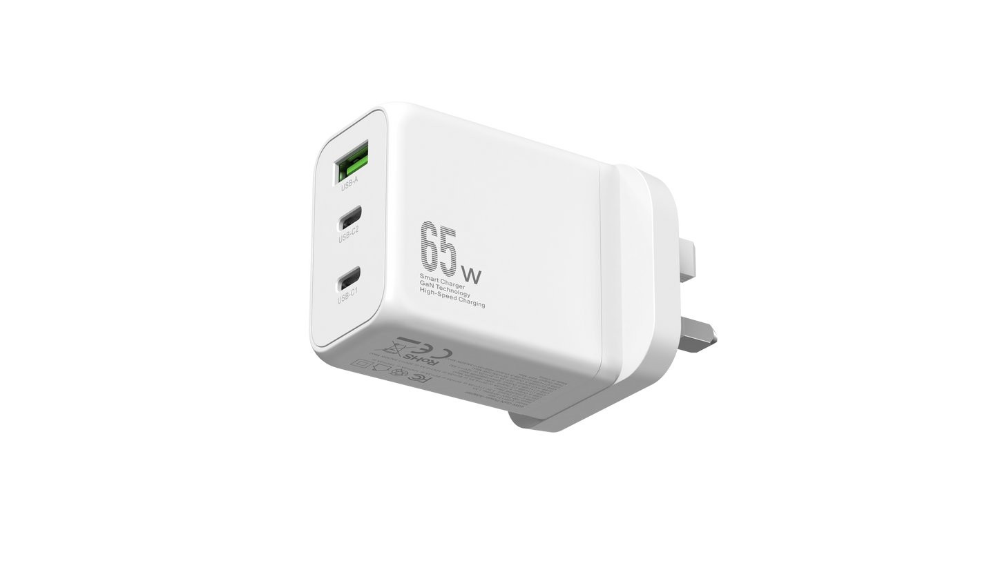Power Adaptor – DIGSIC 65W GaN PD 3 PORTS