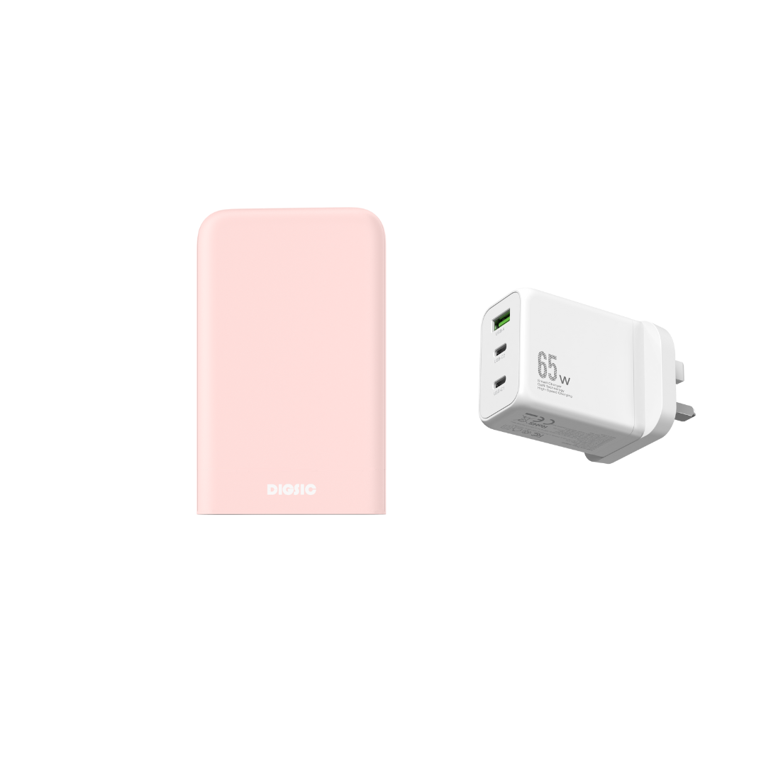 Peach 10,000mAh + 65W Gan Quick Charge - DIGSIC