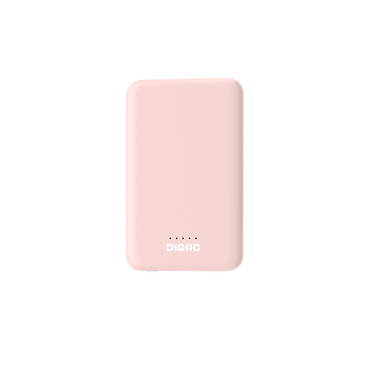 Peach - DIGSIC 10W Wireless Power Bank (5000mAh)