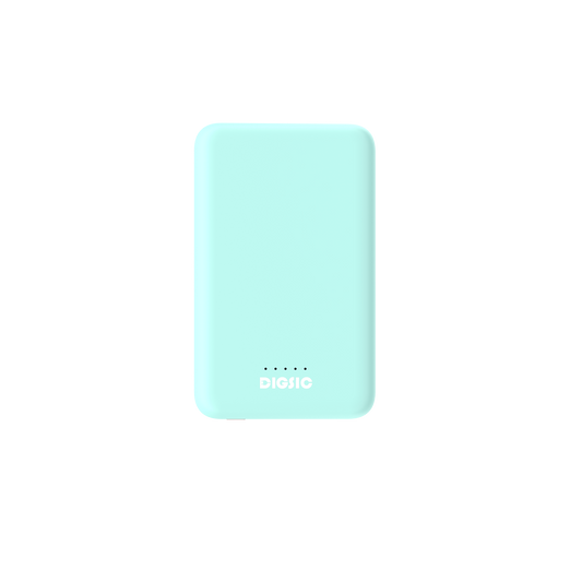 Coral Blue - DIGSIC 10W Wireless Power Bank (5000mAh)